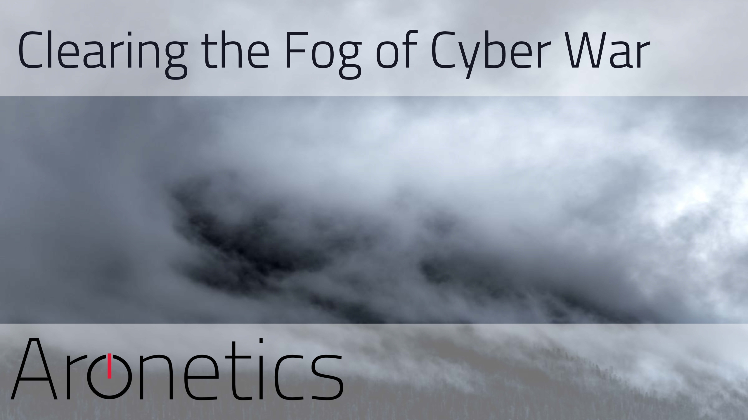 Clearing the Fog of Cyber War, Military Operation Research Society